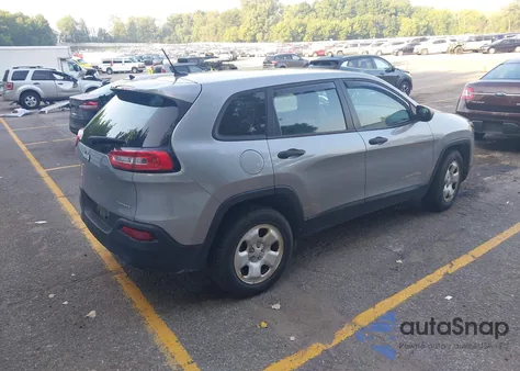 2015 Jeep Cherokee Sport из США, поврежденный, VIN 1C4PJMAB7FW682805